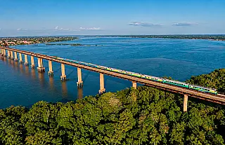 Com 861 km, viagem de trem mais longa do Brasil atravessa 27 municípios