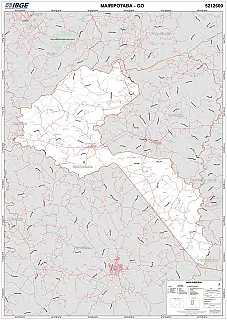 IBGE publica Coleção de Mapas Municipais