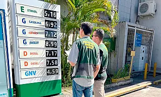 Gasolina terá 32% de etanol