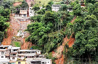 Áreas urbanizadas em altas declividades aumentaram 210% desde 1985