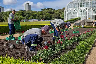 Jardim Botânico de Curitiba se veste para o inverno